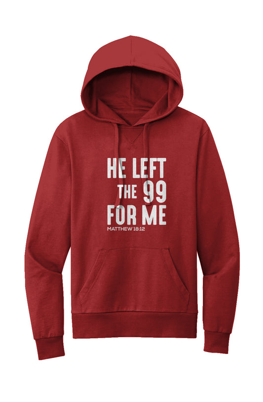 He Left The 99 For Me Organic Pullover Hoodie