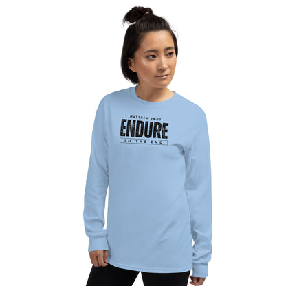 Endure to the end Long Sleeve tee