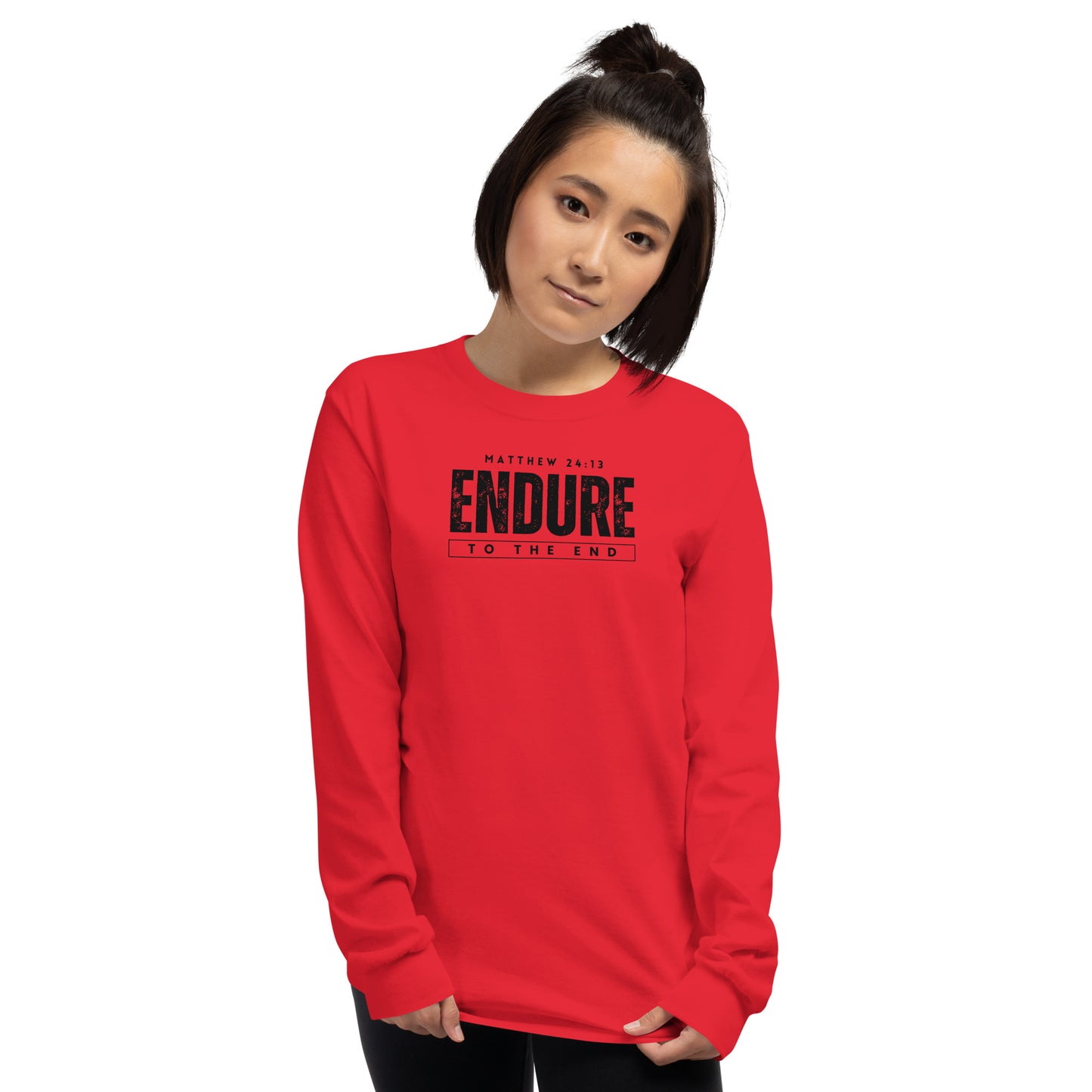 Endure to the end Long Sleeve tee