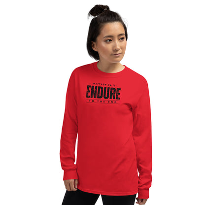 Endure to the end Long Sleeve tee