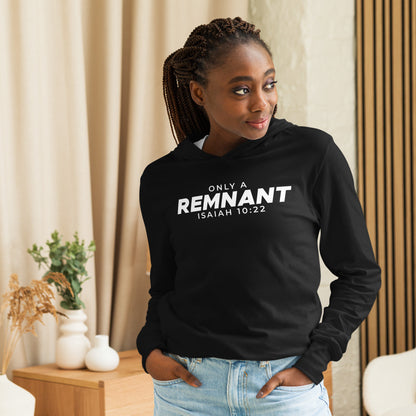 Only A Remnant Hooded long-sleeve tee