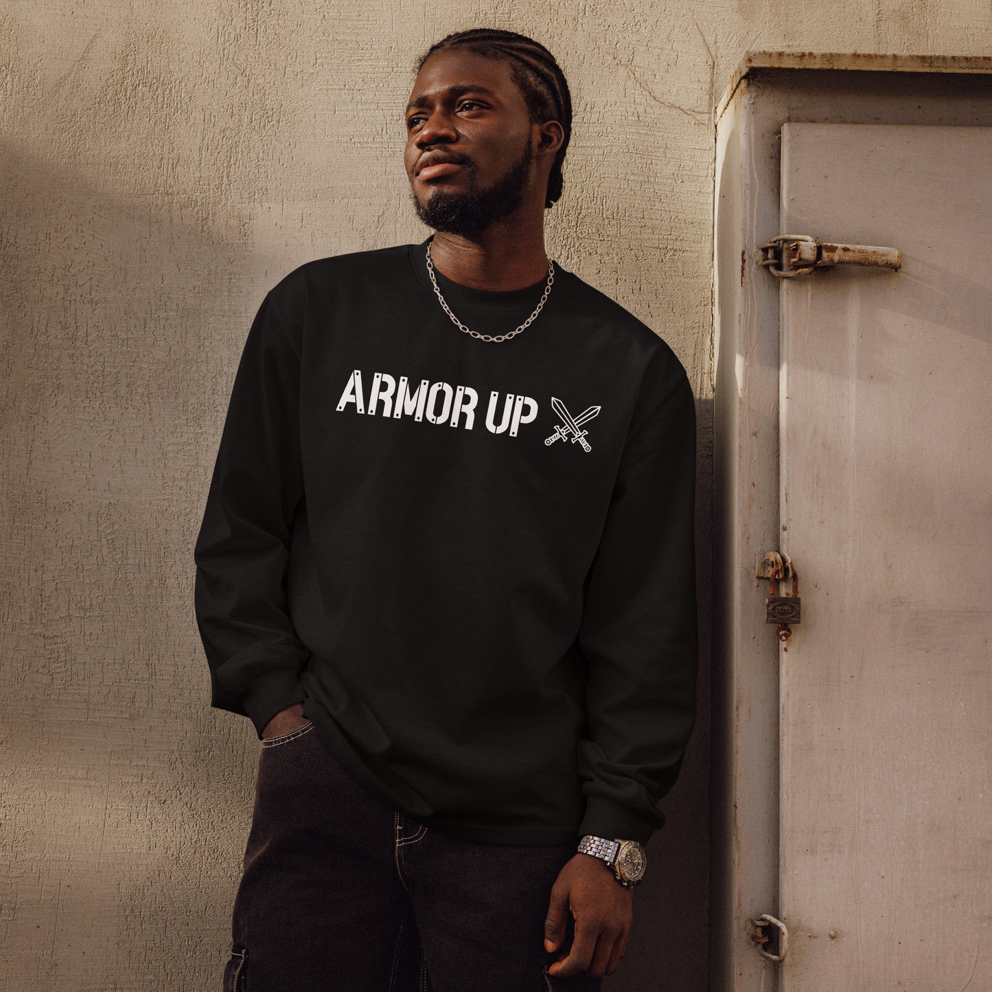 Armor Up Premium heavyweight long sleeve shirt