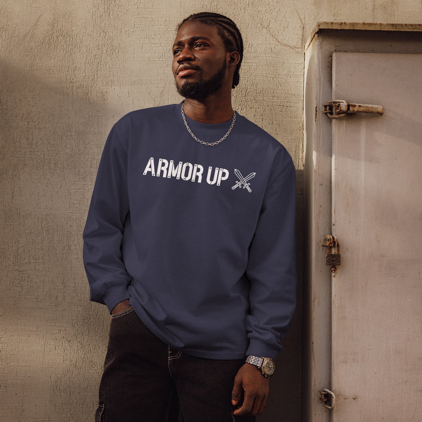 Armor Up Premium heavyweight long sleeve shirt