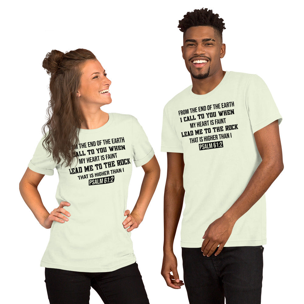 Psalm 61:2 t-shirt