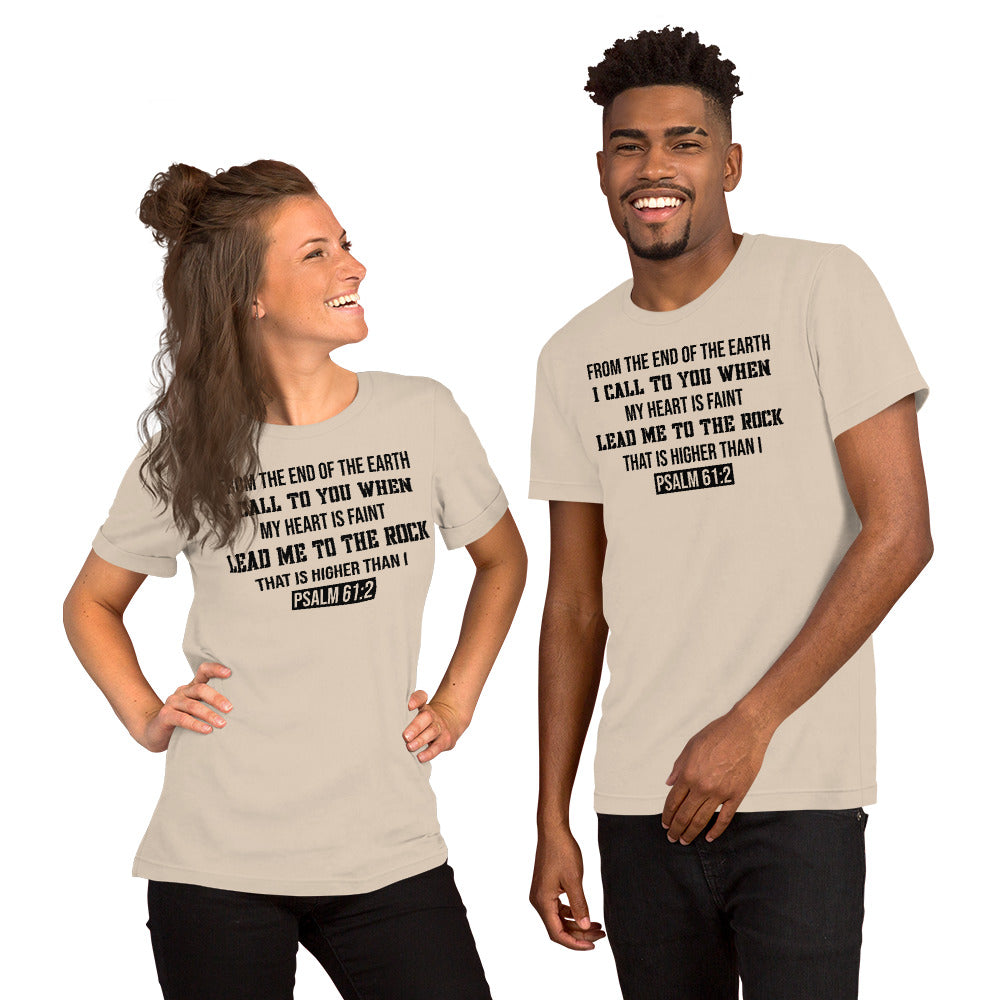 Psalm 61:2 t-shirt