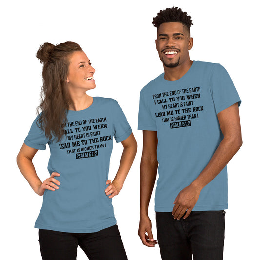 Psalm 61:2 t-shirt