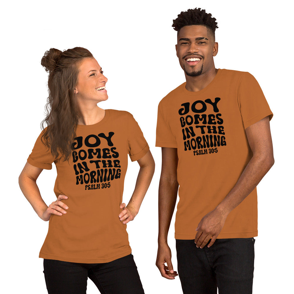 Joy Comes In The Morning t-shirt