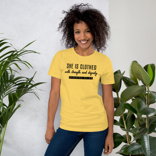 Clothed In Strength T-Shirt